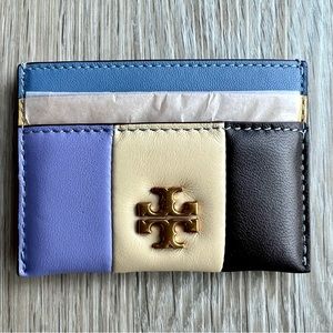 NWT Tory Burch Kira Patchwork Card Case